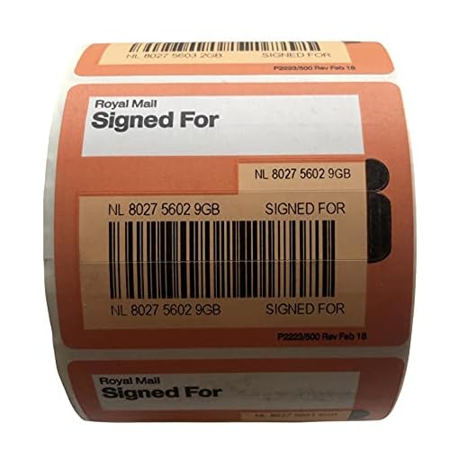 Royal Mail Signed for Labels - 500 Count