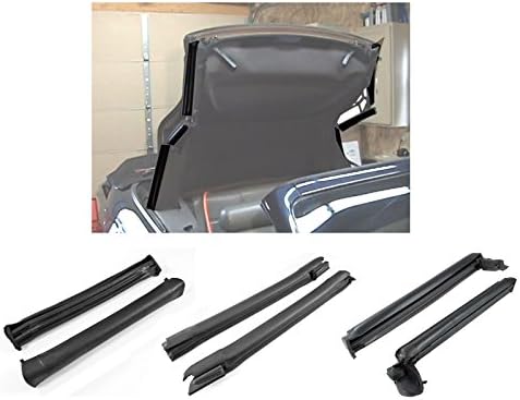2001-2004 Mustang Convertible Front Center & Rear Side Rail Weatherstrip Seals