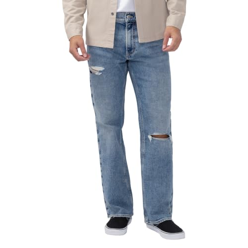 Image of Silver Jeans Co. Men's Zac Relaxed Fit Straight Leg Jean - Legacy