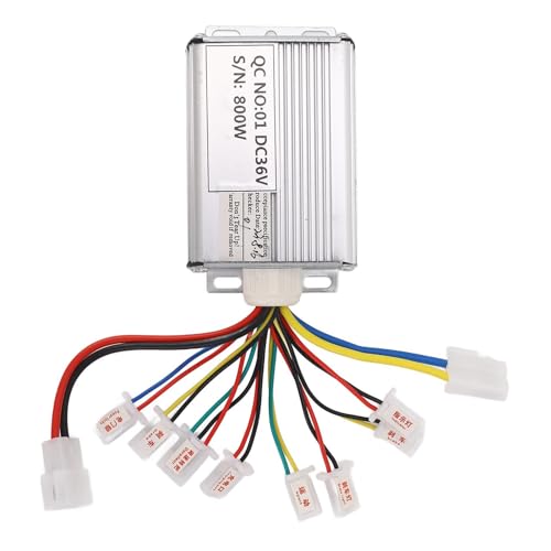 Controlador de Scooter Elétrico, Controlador Escovado de Liga de Alumínio 36V 800W para Scooters Elé