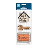 R&M New Home, New Neighbor Home Sweet Home Cookie Cutter 3 Piece Set. Includes House, Key, Welcome Mat Cookie Cutter.