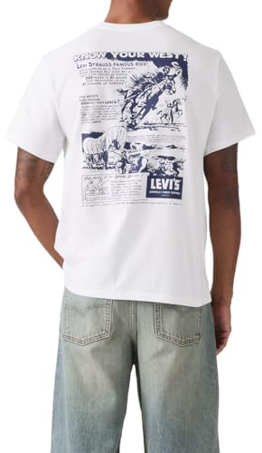 Levi's Ss Relaxed Fit Tee Know Your West 1 Whit – Ansicht 5