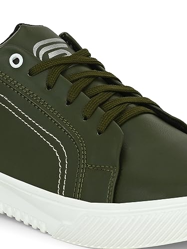 Image of BUCIK Casual Sneakers for Men (Black - Size 10) | Lightweight - Comfortable | BCK10147