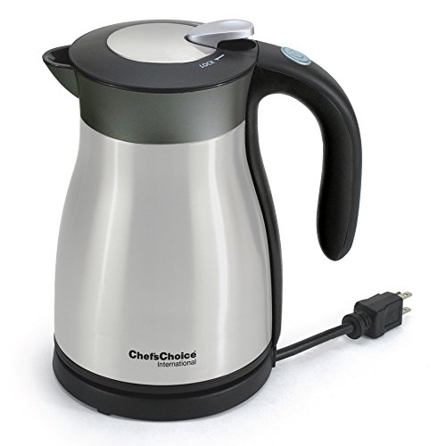 Chef'sChoice 692 International Keep Hot Thermal Electric Kettle, 1.5-Liter, Stainless Steel