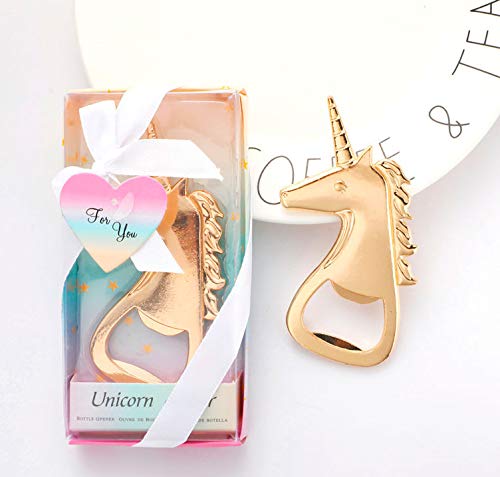 Vasara Décapsuleur Licorne Doré dans une Boîte Cadeau (1)