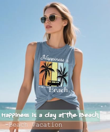 Image of Vacay Mode T Shirts for Women Summer Beach Hawaii Vacation Short Sleeve Tops Holiday Cruise Getaway T Shirts