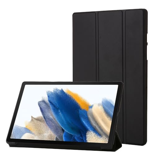 Étui cuir noir avec support pour tablette Samsung Galaxy Tab A9 8.7