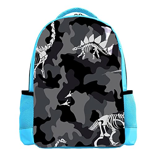 Sac à dos d'école dinosaure ergonomique et imperméable pour adolescent