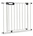 BOMI Kindertreppen Gitter 63-251 | Ohne Bohren | 90° Stop | Schließt automatisch | Baby Gitter weiss mit Automatik-Tür | Kindertreppenschutzgitter Tür und Treppenschutzgitter zum Klemmen