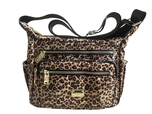 Image of Crossbody Bags for Women Multi Pocket Shoulder Bag Waterproof Nylon Messenger Purses and Handbags