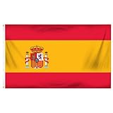 Online Stores Spain Printed Polyester Flag, 3 by 5-Feet