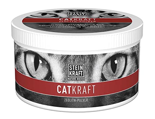 STEINKRAFT ZEOLITH Pulver für Katzen und Kleintiere, 50g, 14 μm, natürlichen Mineralien, Klinoptilolith-Anteil hoch Cover