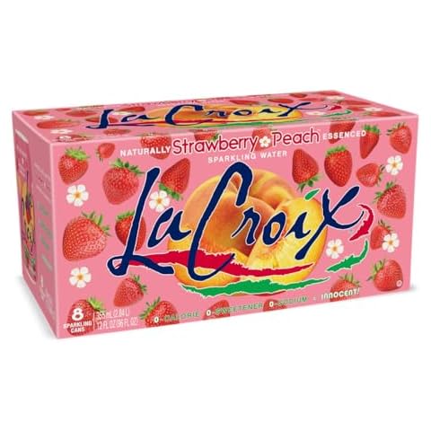 LaCroix Strawberry Peach Sparkling Water Cover