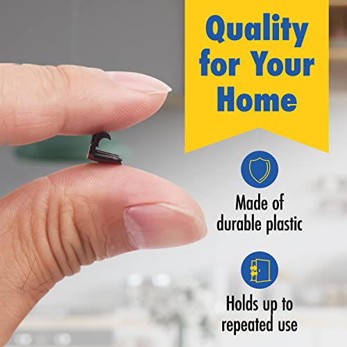 Impresa [50 Pack] Impresa Cabinet Restrictor Clips For Blum 70T3553 Hinge Blumotion Soft-Close - Invisible Cabinet Door Restraint For Ikea 110 Degree Clip - Restrictor Clips For Kitchen Cabinet Hinges #TOP5