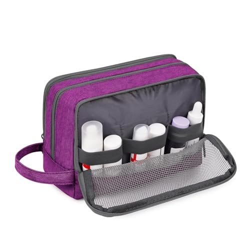 Image of WANDF Travel Toiletry Bag for Men, Small Dopp Kit for Toiletries