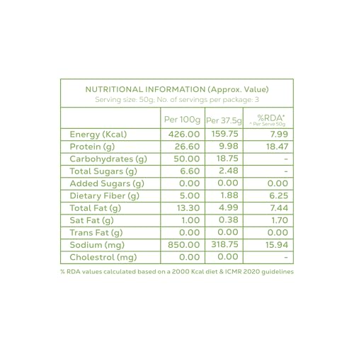 Image of Eat Anytime - Multigrain Protein Chips, Cream N Onion | 40 g protein per pack | Baked, Not Fried | No Palm Oil | High Protein, Low Calories (under 160) | 150 g