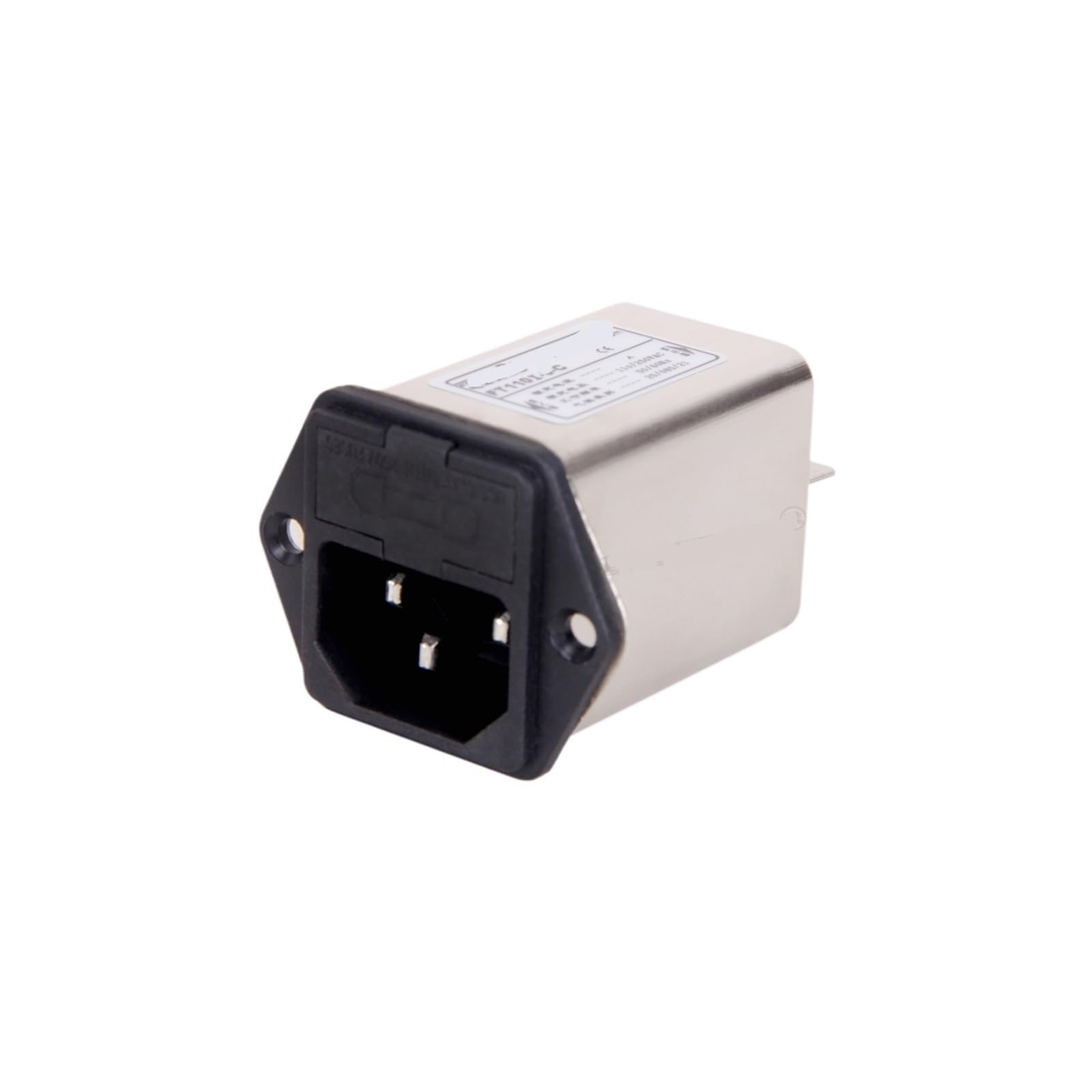 IEC-Steckdosen-Netzfilter mit Doppelsicherung 220 V FT110I-6-C