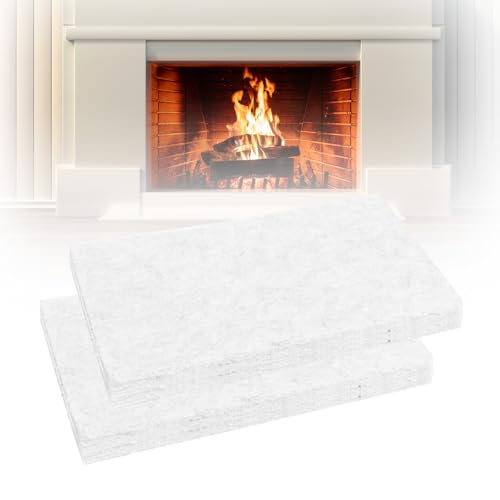 Sudnsadaks 2 Pcs Algodón de Combustión, Lana Cerámica para Bioetanol, Chimenea Fibra Cerámica, Lana de Cerámica, Esponja de Cerámica, Biochimenea, Accesorios para Bioetanol, Cámara Combustión