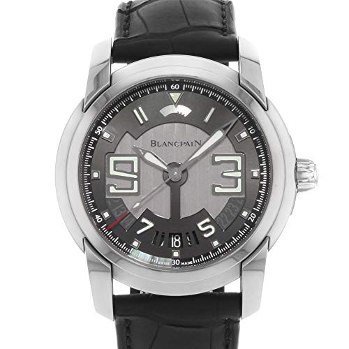 Blancpain L-Evolution Black Dial Stainless Steel Black Alligator Leather Mens Watch 8805-1134-53B2