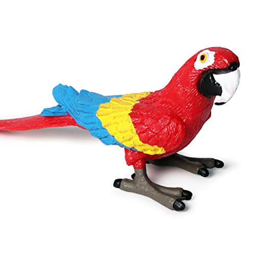 Daxoon Figura de Loro Figura de pájaro de simulación para balcón, Valla, decoración de jardín