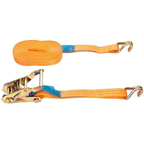 Correa de seguridad CONNEX B34415 con trinquete y ganchos, 5m x 25 mm, 1500Kg Cover