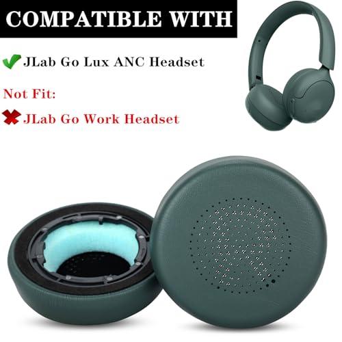 Earpads Replacement Ear Cushions Compatible with JLab Go Lux ANC Wireless Headphones Ear Pads EarCup Accessory (Greener) miniatura 2