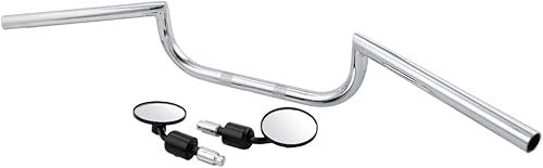Miniatura 5 de TCT-MOTORPARTS 78 '' Cafe Racer Ace Clubman Style Manillar y Espejos Ajuste Para Cafe Racer Custom Cruiser Honda, Yamaha, Kawasaki Suzuki
