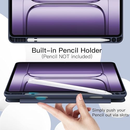 Image of TGK Case for OnePlus Pad 3 13.2 inch Tablet, Pad 2 Pro, Pad 4 Pro Case Trifold Smart Stand Cover (Blue)