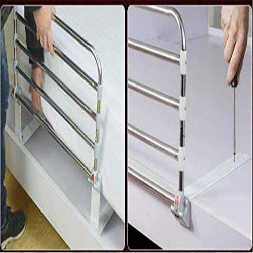 Rails de lit pliables durables de sécurité supérieure en acier inoxydable