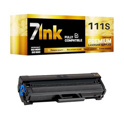 Premium Toner für Samsung Laser Drucker D111S Kompatibel Toner Patronen für Xpress M2020 M2020W M2021W M2022 M2022W M2026 M2026W M2070 M2070F M2070FW M2070W M2078W laserdrucker mlt-d111s (Schwarz)