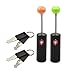 Produktbild munkees 2X TSA Schloss, Padlock, Schlüssel Lock, Travel Accessoires, Kofferschloss, Grün und Orange, Doppelpack
