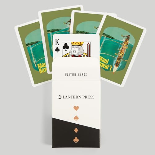 Lantern Press Baraja de Poker Maui Hawaii 52 Cartas miniatura 6