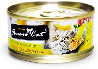 Fussie Cat Tuna with Anchovy 2.82oz Canned Cat Food