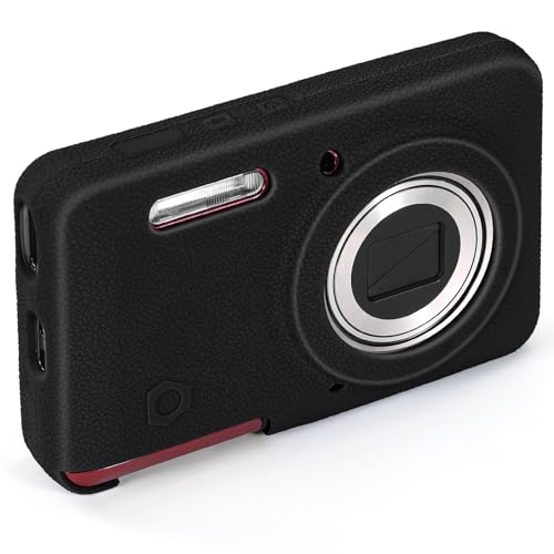 Funda de silicona para cámara Kodak PIXPRO FZ55 negra miniatura 1