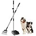 Hund und günstig Kaufen-Bamda Hundekotschaufel, Teleskopische Schaufel für Hundekot mit Verstellbarem Langem Griff, Kotschaufel aus Metall für Große Mittelgroße Kleine Hunde, Rasen Gras Schmutz Kies (2er Pack)