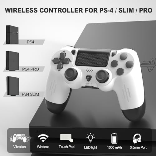 image for KOTILE Wireless Controller for P4,Gamepad with Touchpad, Motion Sensor