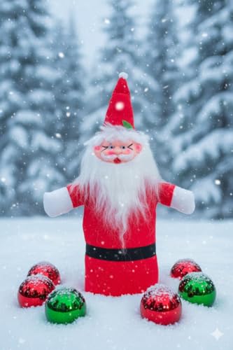 Image of Santa Claus Soft Toy | Plush Santa Claus Soft Toy | Stuffed Santa Clause | Perfect for Holiday Decor and Christmas Gifting | D | PoPo Toys 