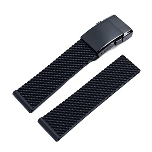 Bracelet montre silicone 22mm 24mm étanche pour Avenger