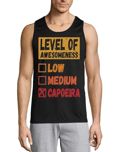 Camiseta sin mangas Capoeira de algodón transpirable contra el sudor