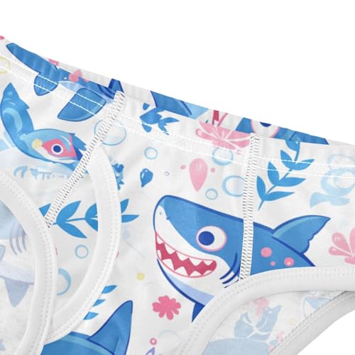 KLL Ocean Shark Masco Little Boys Soft Underwear Briefs Breathable Children Panties4