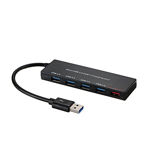 Andoer 5 portas Super Speed ​​Mini portátil USB 3.0 Hub 5 Gbps Velocidade de transferência com porta