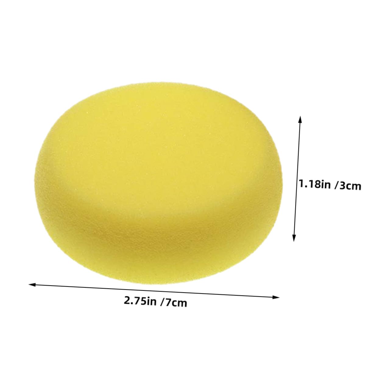 AUTSUPPL 10pcs Round Sponge Brushes for Painting Friendly Paint Brushes for Watercolors Crafts Creative Fun Easy Grip Design for Hands for Art Projects