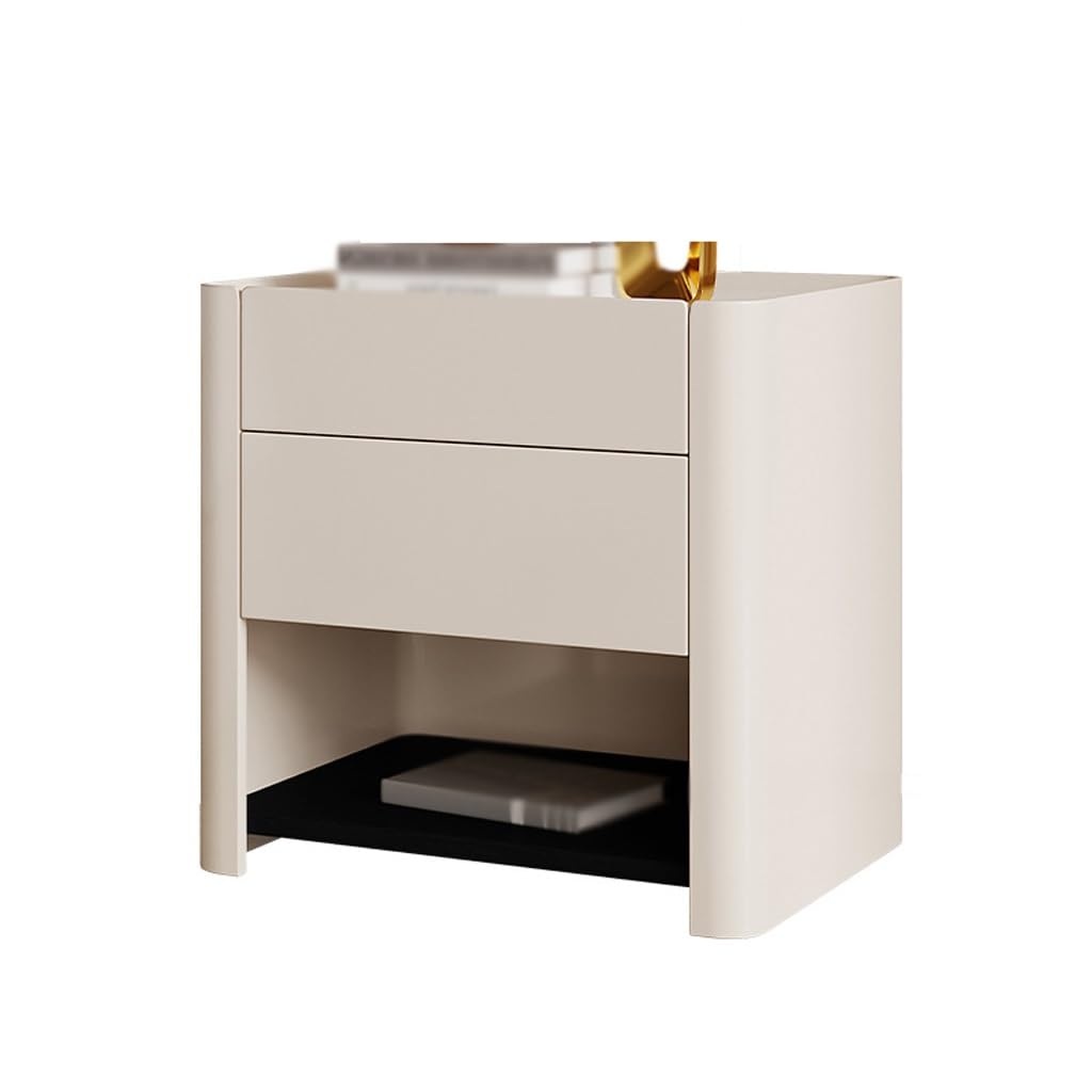 Tables de chevet peintes en bois massif et armoire de nuit