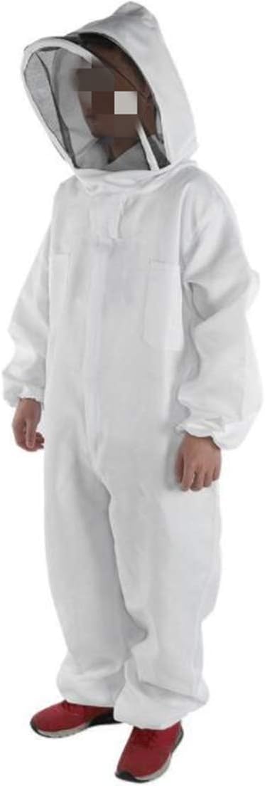 Ltbee Apicultor Traje De Mono Profesional Apicultor Traje Espacial Marrón con Velo Autoportante para Apicultores Incluye Guantes Protectores, Brown, XL