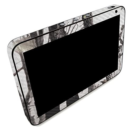 Image of MightySkins Carbon Fiber Skin Compatible with Amazon Echo Show 8 (Gen 2) - Artic Camo | Protective, Durable Textured Carbon Fiber Finish | Easy to Apply | Made in The USA