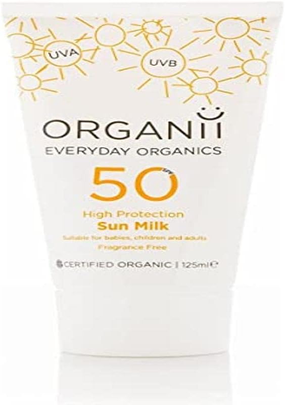 Organii Sun Milk Cream with SPF 50 125 ml