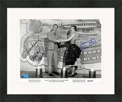 Autograph Warehouse 517214 8 x 10 in. Donald O Connor & Gale Storm Autographed Matted & Framed Photo - Curtain Call at Cactuc Creek No.1