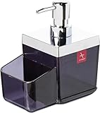 Primanova M-E51-25 Toskana Küche Seifenspender-Transparent Schwarz