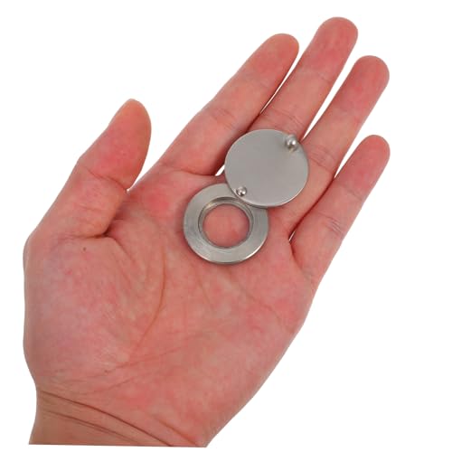 2 piezas de cubierta para mirilla de cobre para mayor seguridad en puertas con diseño elegante para hogares, hoteles y departamentos, fácil instalación y buena visibilidad miniatura 3