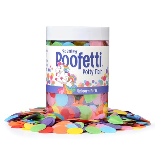 Poofetti Potty Flair - Scented Potty Training Party Toilet Confetti from PrimaStella (Unicorn Farts Scent)